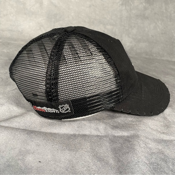 VINTAGE Edmonton Oilers SnapBack Hat Official NHL Coors Light Black Stitched - Picture 4 of 7